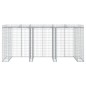 vidaXL Gabionen-Mülltonnenbox 270x91x120 cm Verzinktes Eisen vidaXL Gabionen-Mülltonnenbox 270x91x120 cm Verzinktes Eisen