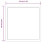 vidaXL LED-Badspiegel 30x30 cm vidaXL LED-Badspiegel 30x30 cm