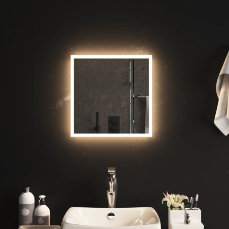 vidaXL LED-Badspiegel 40x40 cm