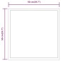 vidaXL LED-Badspiegel 50x50 cm vidaXL LED-Badspiegel 50x50 cm