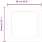 vidaXL LED-Badspiegel 50x50 cm vidaXL LED-Badspiegel 50x50 cm