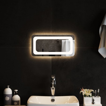 vidaXL LED-Badspiegel 40x20 cm