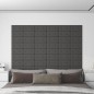 Wandpaneele 12 Stk. Grau 30x15 cm Kunstleder 0,54 m² Wandpaneele 12 Stk. Grau 30x15 cm Kunstleder 0,54 m²