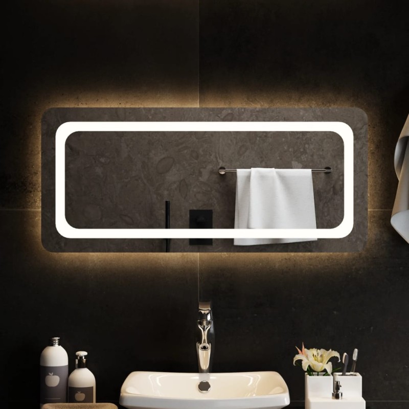 vidaXL LED-Badspiegel 90x40 cm vidaXL LED-Badspiegel 90x40 cm