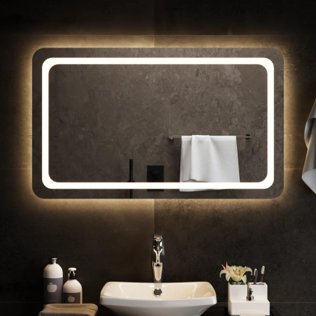 vidaXL LED-Badspiegel 100x60 cm