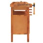 vidaXL Werkbank mit Schubladen Schraubstöcken 124x52x83 cm Akazienholz vidaXL Werkbank mit Schubladen Schraubstöcken 124x52x83 cm Akazienholz