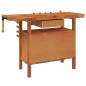 vidaXL Werkbank mit Schubladen Schraubstöcken 124x52x83 cm Akazienholz vidaXL Werkbank mit Schubladen Schraubstöcken 124x52x83 cm Akazienholz
