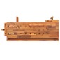 vidaXL Werkbank mit Schubladen Schraubstöcken 124x52x83 cm Akazienholz vidaXL Werkbank mit Schubladen Schraubstöcken 124x52x83 cm Akazienholz