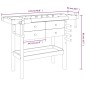 vidaXL Werkbank mit Schubladen Schraubstöcken 124x52x83 cm Akazienholz vidaXL Werkbank mit Schubladen Schraubstöcken 124x52x83 cm Akazienholz