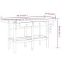 vidaXL Werkbank mit Schubladen Schraubstöcken 162x62x83 cm Akazienholz vidaXL Werkbank mit Schubladen Schraubstöcken 162x62x83 cm Akazienholz