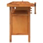 vidaXL Werkbank mit Schubladen Schraubstöcken 162x62x83 cm Akazienholz vidaXL Werkbank mit Schubladen Schraubstöcken 162x62x83 cm Akazienholz