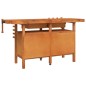 vidaXL Werkbank mit Schubladen Schraubstöcken 162x62x83 cm Akazienholz vidaXL Werkbank mit Schubladen Schraubstöcken 162x62x83 cm Akazienholz