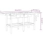 vidaXL Werkbank mit Schubladen Schraubstöcken 192x62x83 cm Akazienholz vidaXL Werkbank mit Schubladen Schraubstöcken 192x62x83 cm Akazienholz