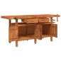 vidaXL Werkbank mit Schubladen Schraubstöcken 192x62x83 cm Akazienholz vidaXL Werkbank mit Schubladen Schraubstöcken 192x62x83 cm Akazienholz