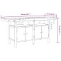 vidaXL Werkbank mit Schubladen Schraubstöcken 192x62x83 cm Akazienholz vidaXL Werkbank mit Schubladen Schraubstöcken 192x62x83 cm Akazienholz