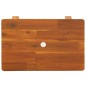 vidaXL Hocker 45x29x45 cm Rechteckig Massivholz Akazie vidaXL Hocker 45x29x45 cm Rechteckig Massivholz Akazie