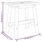 vidaXL Hocker 45x29x45 cm Rechteckig Massivholz Akazie vidaXL Hocker 45x29x45 cm Rechteckig Massivholz Akazie