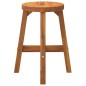 vidaXL Hocker Braun 38x38x45 cm Rund Massivholz Akazie vidaXL Hocker Braun 38x38x45 cm Rund Massivholz Akazie