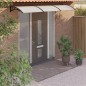 vidaXL Türvordach Schwarz und Transparent 300x80 cm Polycarbonat vidaXL Türvordach Schwarz und Transparent 300x80 cm Polycarbonat