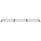 vidaXL Türvordach Schwarz und Transparent 300x80 cm Polycarbonat vidaXL Türvordach Schwarz und Transparent 300x80 cm Polycarbonat