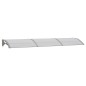 vidaXL Türvordach Grau 300x80 cm Polycarbonat vidaXL Türvordach Grau 300x80 cm Polycarbonat