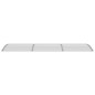 vidaXL Türvordach Grau 300x80 cm Polycarbonat vidaXL Türvordach Grau 300x80 cm Polycarbonat