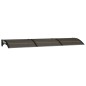vidaXL Türvordach Schwarz 300x80 cm Polycarbonat vidaXL Türvordach Schwarz 300x80 cm Polycarbonat