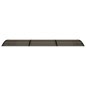 vidaXL Türvordach Schwarz 300x80 cm Polycarbonat vidaXL Türvordach Schwarz 300x80 cm Polycarbonat