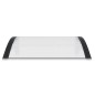 vidaXL Türvordach Schwarz und Transparent 100x80 cm Polycarbonat vidaXL Türvordach Schwarz und Transparent 100x80 cm Polycarbonat
