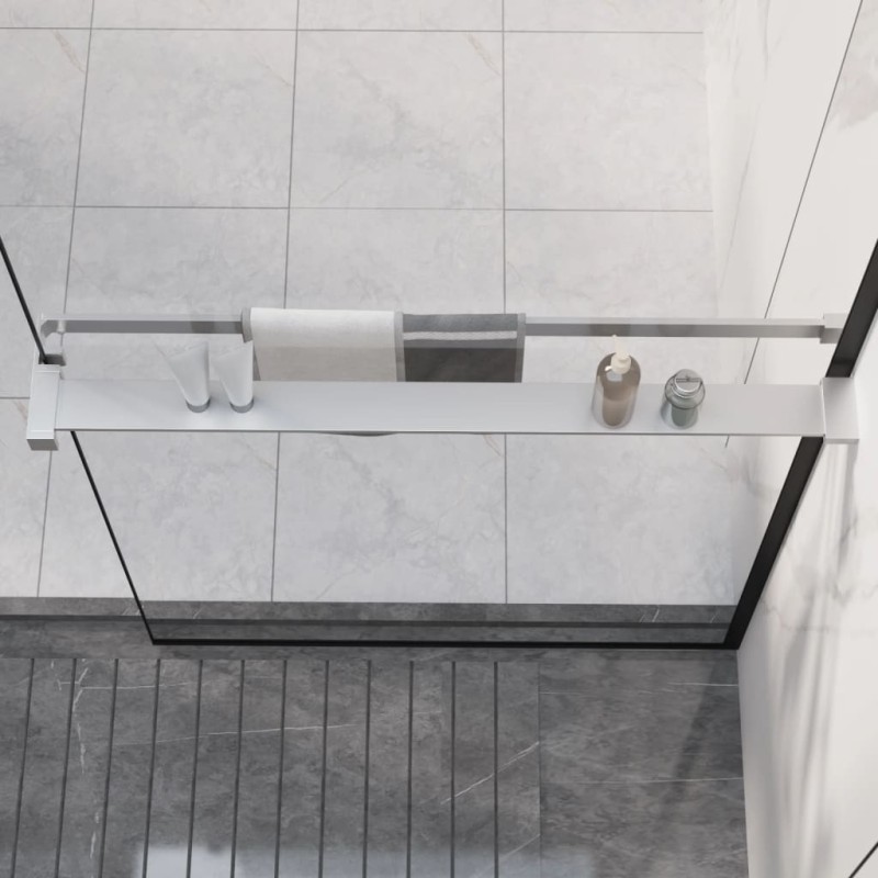 vidaXL Duschablage für Begehbare Dusche Chrom 80 cm Aluminium vidaXL Duschablage für Begehbare Dusche Chrom 80 cm Aluminium