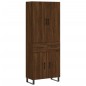 Highboard Braun Eichen-Optik 69,5x34x180 cm Holzwerkstoff Highboard Braun Eichen-Optik 69,5x34x180 cm Holzwerkstoff