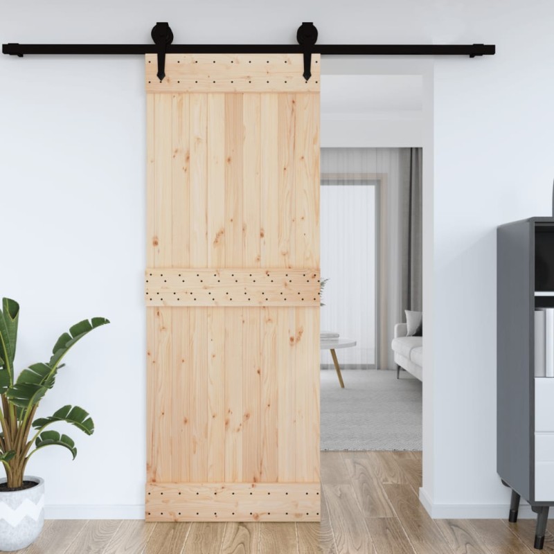 vidaXL Tür NARVIK 85x210 cm Massivholz Kiefer vidaXL Tür NARVIK 85x210 cm Massivholz Kiefer