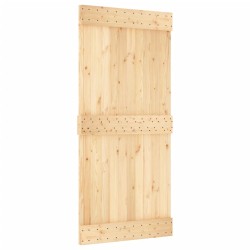 vidaXL Tür 95x210 cm Massivholz Kiefer