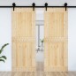 vidaXL Tür 85x210 cm Massivholz Kiefer vidaXL Tür 85x210 cm Massivholz Kiefer