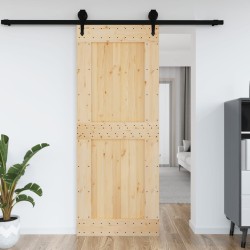 vidaXL Tür NARVIK 90x210 cm Massivholz Kiefer