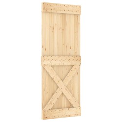 vidaXL Tür 80x210 cm Massivholz Kiefer