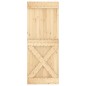vidaXL Tür 80x210 cm Massivholz Kiefer vidaXL Tür 80x210 cm Massivholz Kiefer
