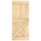 vidaXL Tür NARVIK 90x210 cm Massivholz Kiefer