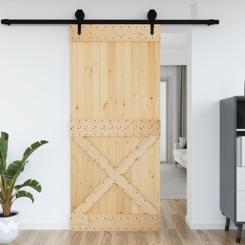 vidaXL Tür NARVIK 100x210 cm Massivholz Kiefer vidaXL Tür NARVIK 100x210 cm Massivholz Kiefer