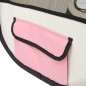 vidaXL Faltbarer Welpenlaufstall mit Tragetasche Rosa 145x145x61 cm vidaXL Faltbarer Welpenlaufstall mit Tragetasche Rosa 145x145x61 cm
