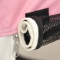 vidaXL Faltbarer Welpenlaufstall mit Tragetasche Rosa 145x145x61 cm vidaXL Faltbarer Welpenlaufstall mit Tragetasche Rosa 145x145x61 cm