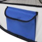 vidaXL Faltbarer Welpenlaufstall mit Tragetasche Blau 90x90x58 cm vidaXL Faltbarer Welpenlaufstall mit Tragetasche Blau 90x90x58 cm