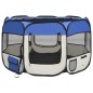 vidaXL Faltbarer Welpenlaufstall mit Tragetasche Blau 110x110x58 cm vidaXL Faltbarer Welpenlaufstall mit Tragetasche Blau 110x110x58 cm
