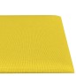 Wandpaneele 12 Stk. Hellgelb 60x15 cm Stoff 1,08 m² Wandpaneele 12 Stk. Hellgelb 60x15 cm Stoff 1,08 m²