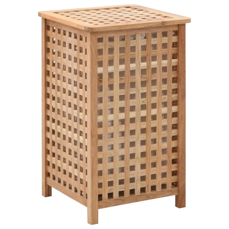 vidaXL Wäschekorb 39x39x65 cm Massivholz Walnussholz vidaXL Wäschekorb 39x39x65 cm Massivholz Walnussholz