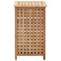 vidaXL Wäschekorb 39x39x65 cm Massivholz Walnussholz vidaXL Wäschekorb 39x39x65 cm Massivholz Walnussholz