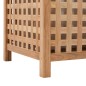 vidaXL Wäschekorb 39x39x65 cm Massivholz Walnussholz vidaXL Wäschekorb 39x39x65 cm Massivholz Walnussholz
