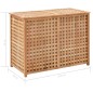 vidaXL Wäschekorb 87,5x46x67 cm Massivholz Walnussholz vidaXL Wäschekorb 87,5x46x67 cm Massivholz Walnussholz
