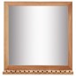 vidaXL Badezimmerspiegel 60×12×62 cm Walnuss Massivholz vidaXL Badezimmerspiegel 60×12×62 cm Walnuss Massivholz