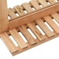 vidaXL Badezimmerspiegel 60×12×62 cm Walnuss Massivholz vidaXL Badezimmerspiegel 60×12×62 cm Walnuss Massivholz